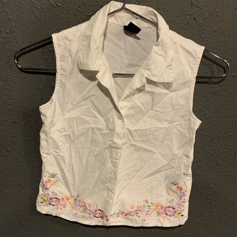 Girls Gap Embroidered Blouse